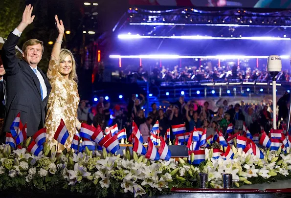 King Willem-Alexander and Queen Maxima of The Netherlands attends the Liberation Day Concert 