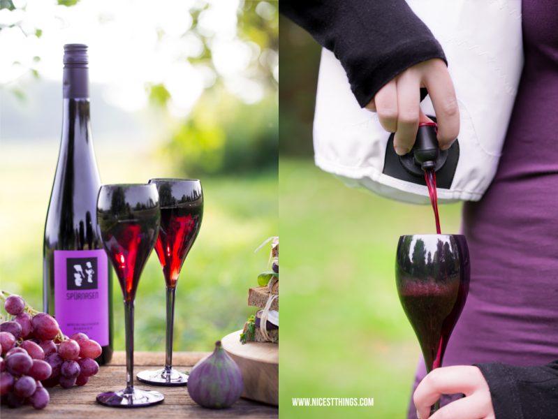 Outdoor Weingläser bruchsicher Weintasche Weinbeutel Spürnasen