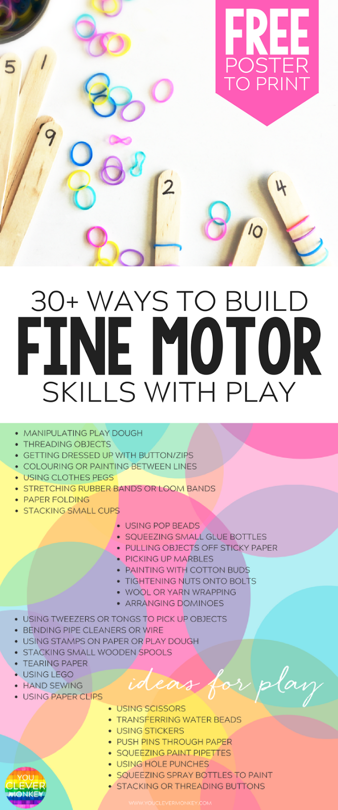 20+ SIMPLE HANDS ON ACTIVITIES THAT HELP BUILD FINE MOTOR SKILLS you