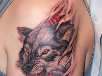Tatto Wolf 3d