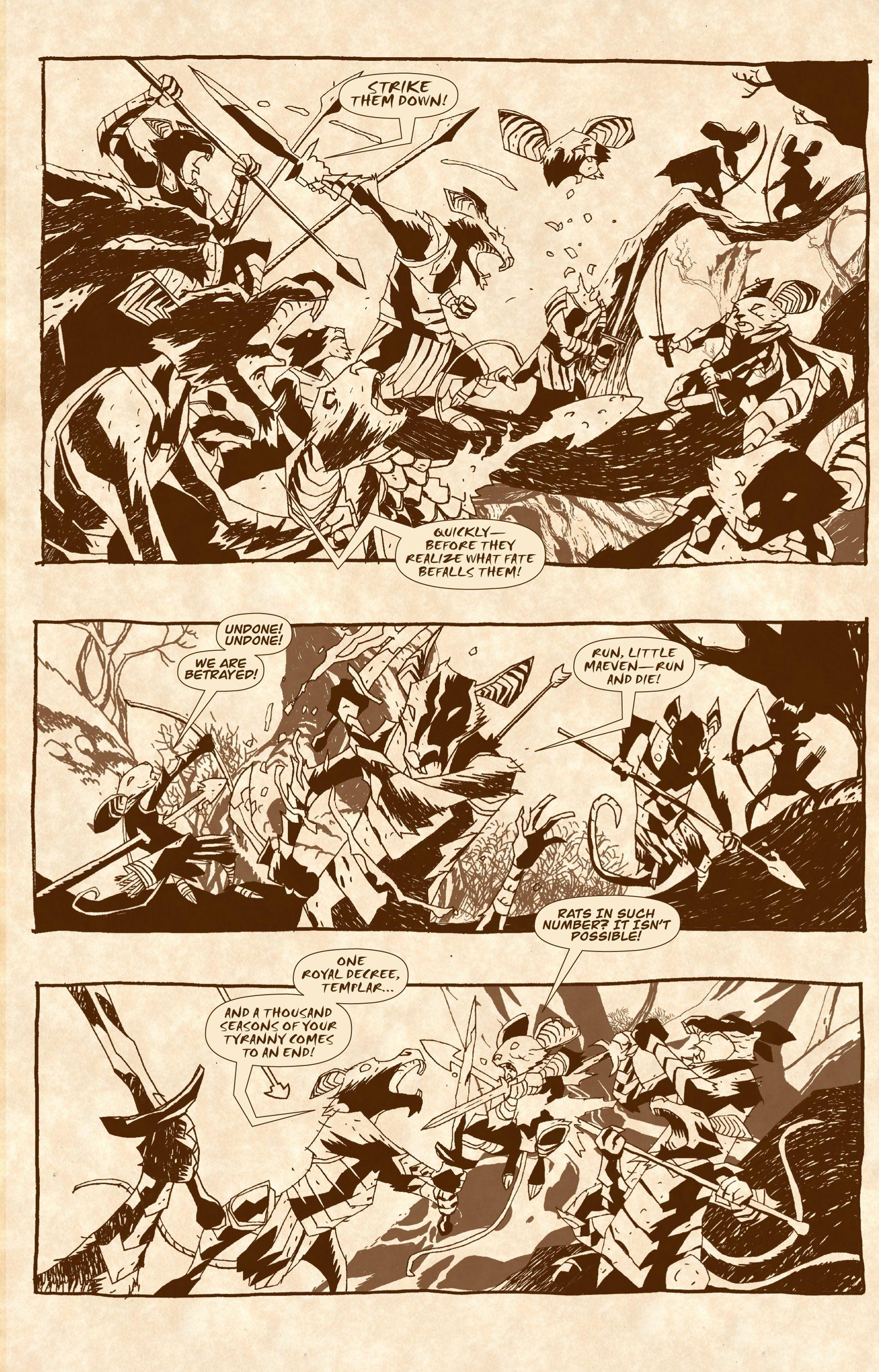 The Mice Templar Volume 4: Legend issue 1 - Page 36