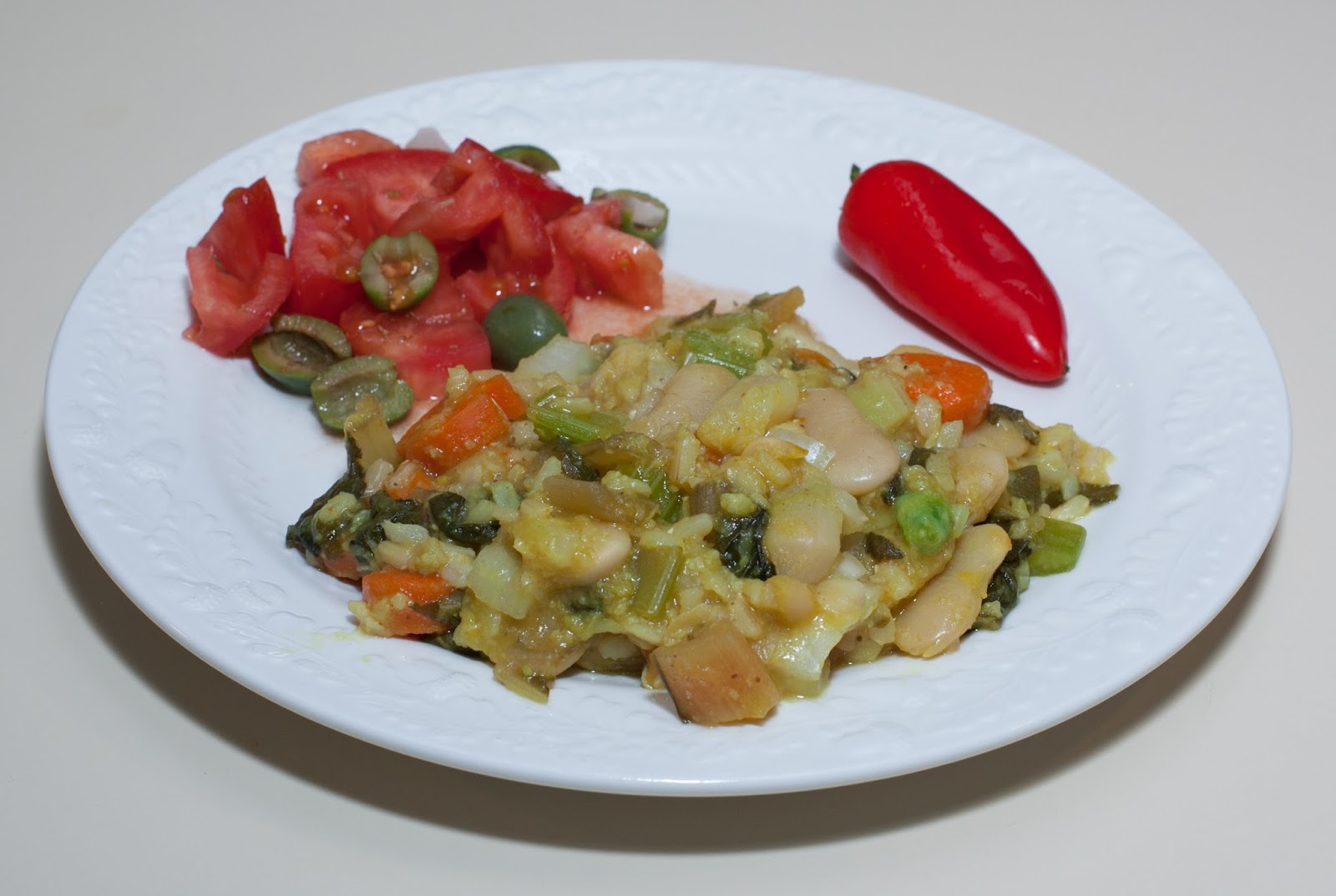 Dinner with Dilip Giant Peruvian Lima Beans and Brown Jasmine Rice