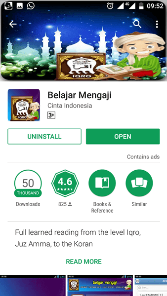 Aplikasi Belajar Al Qur'an Untuk Anak
