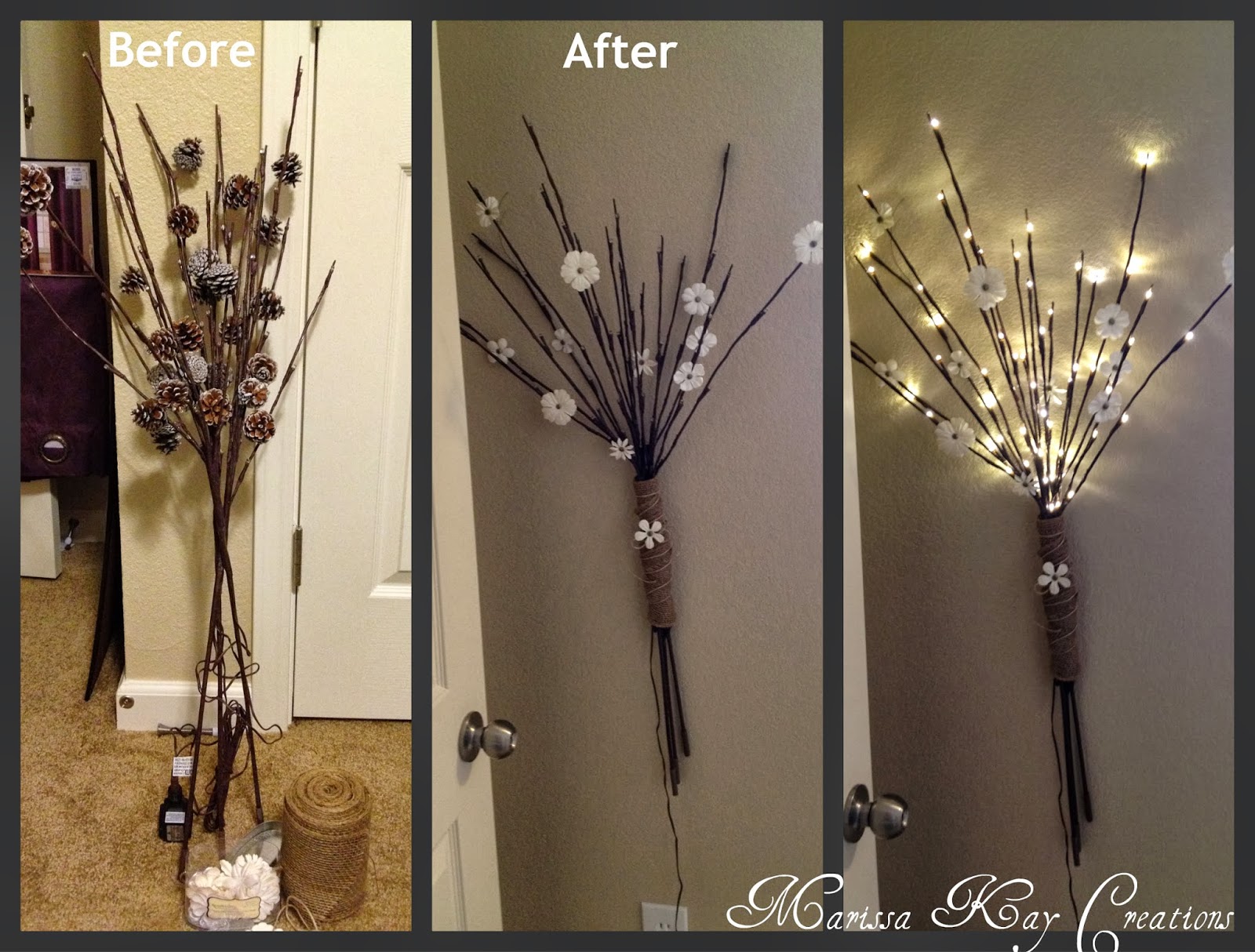 Marissa Kay Creations Lightup Tree Branches Project