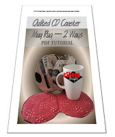 CD Coaster Mug Rug by eSheep Designs