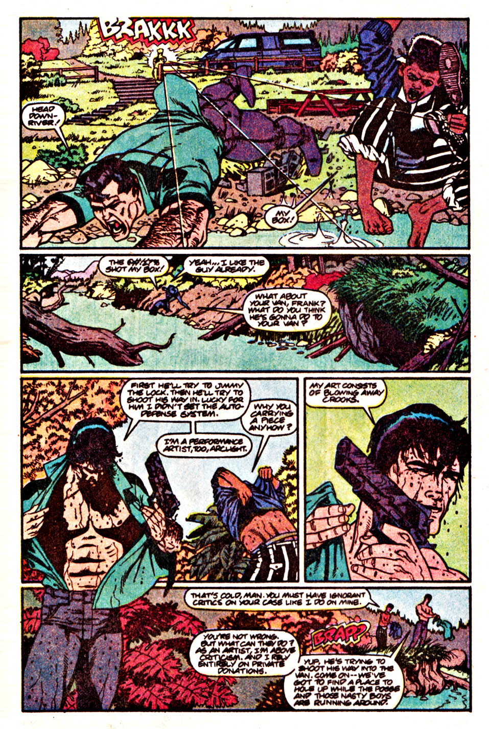 Read online The Punisher (1987) comic -  Issue #44 - Flag Burner - 12