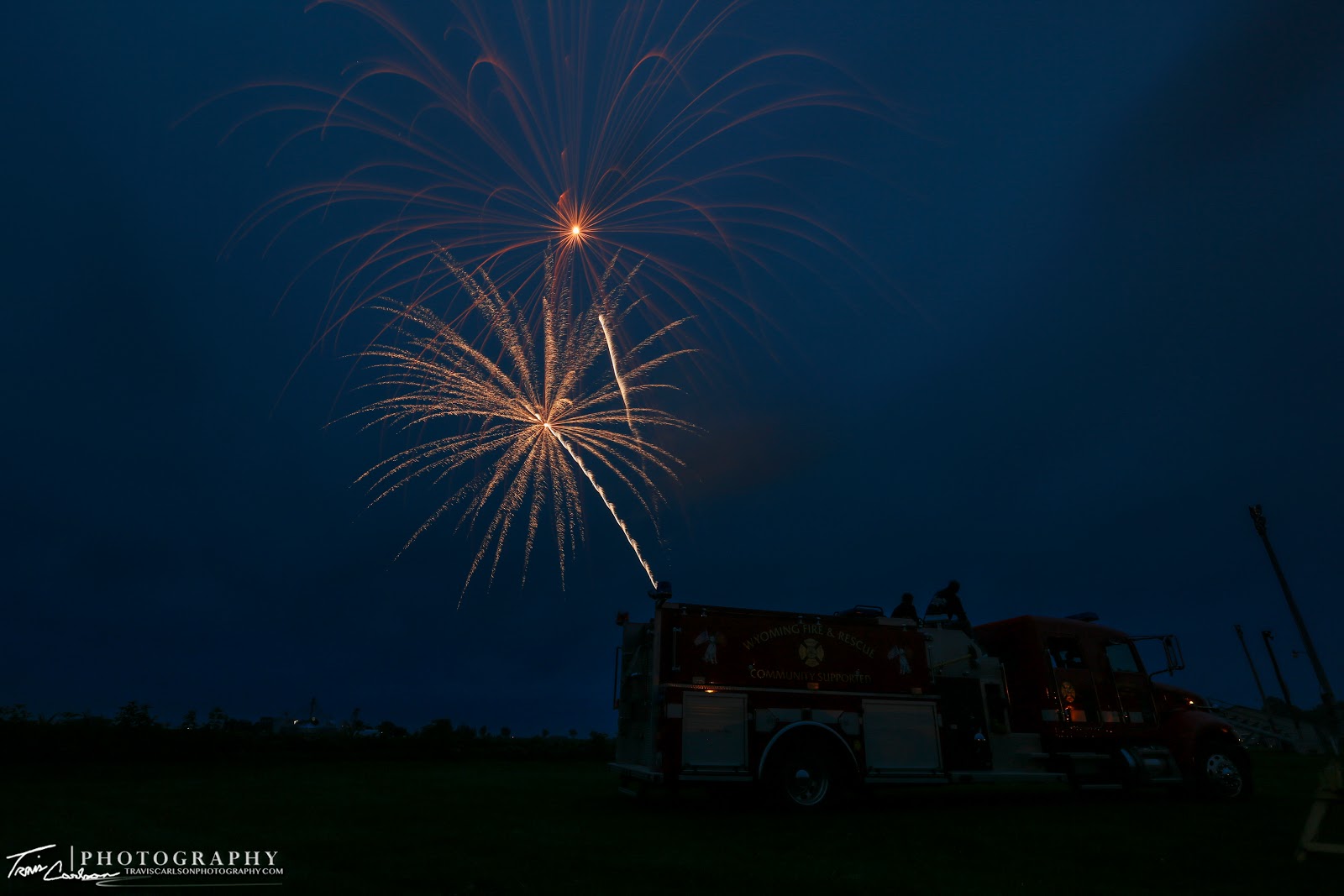 Travis Carlson Photography Blog 07/03/16 Wyoming, IL Fireworks