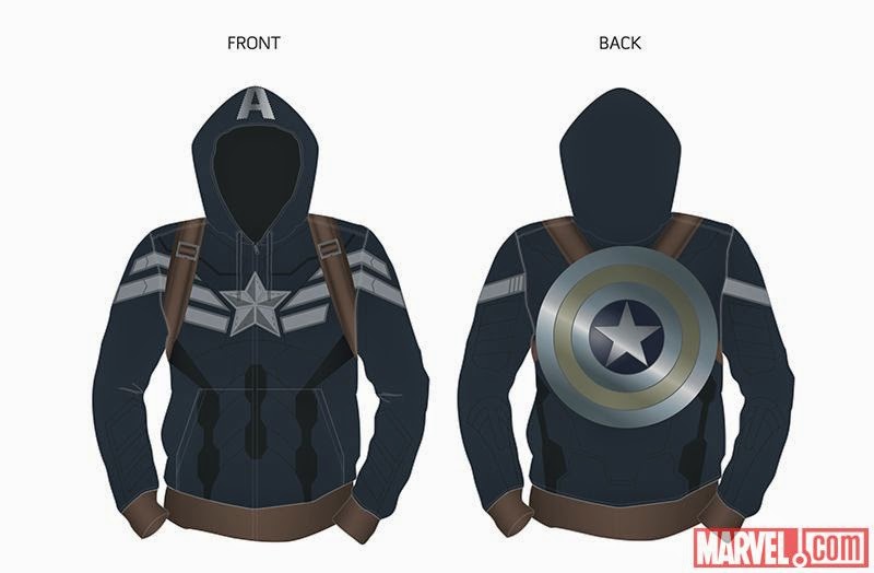 San Diego Comic-Con 2014 Exclusive Captain America: The Winter Soldier Hoodies by Marvel - Captain America “Stealth” Hoodie