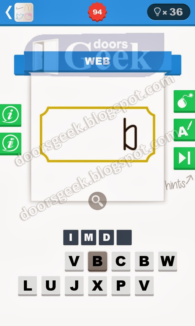 Logo Quiz Minimalist Level 94 Doors Geek