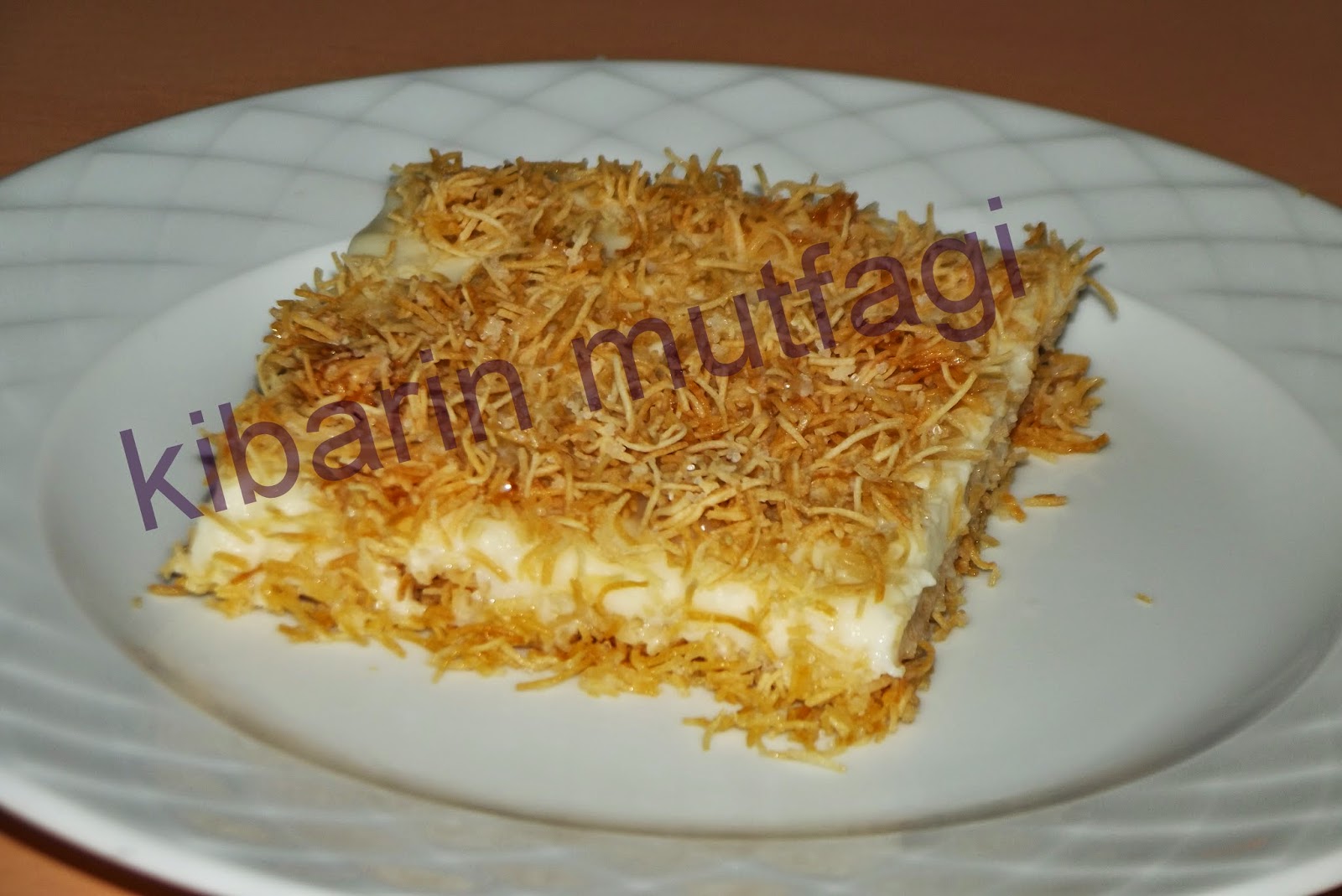 Muhallebili kadayıf tatlısı tarifi Muhallebili kadayıf tatlısı nasıl yapılır ( resimli anlatım ...