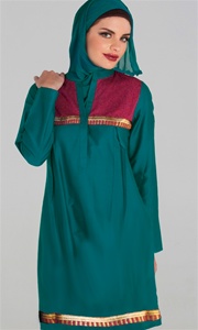 KW70 1 Maysam Long Silk Tunic