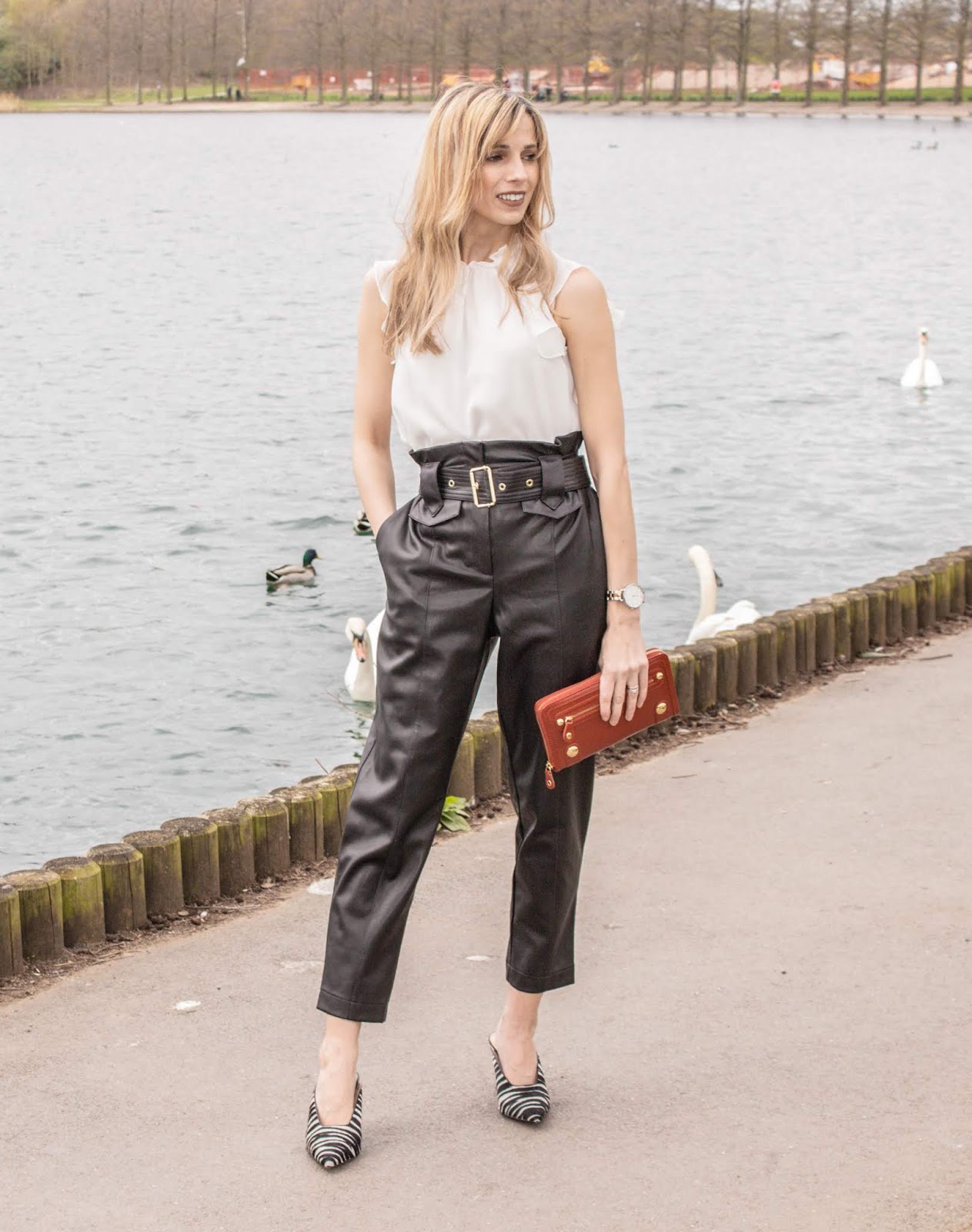 Styling Faux Leather Trousers - The Evening Edit