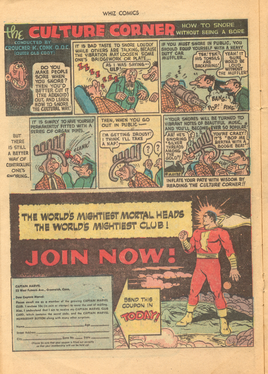 Read online WHIZ Comics comic -  Issue #88 - 12