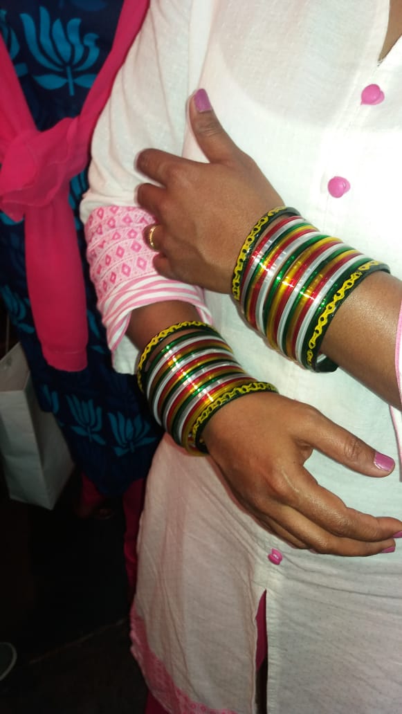A wristful of bangles Chuddo
