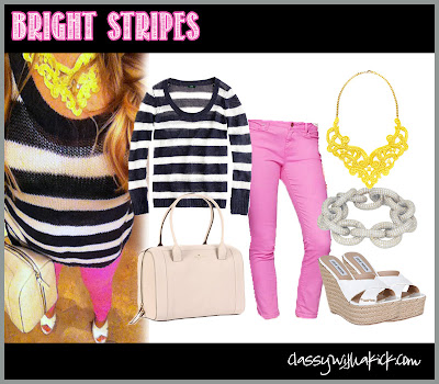 Classy with a Kick: Bright Stripes & Dressing for Me