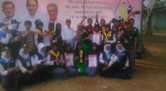 MMH Pucakwangi Juara Umum perlombaan Jumbara PMR PMI Tingkat SMA/MA/SMK Se-Kabupaten Pati di Buper Regaloh