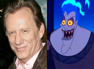 James Woods with his character Hercules 1997 animatedfilmreviews.filminspector.com