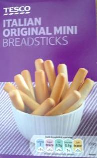 Diets And Calories Italian Original Mini Breadsticks Tesco