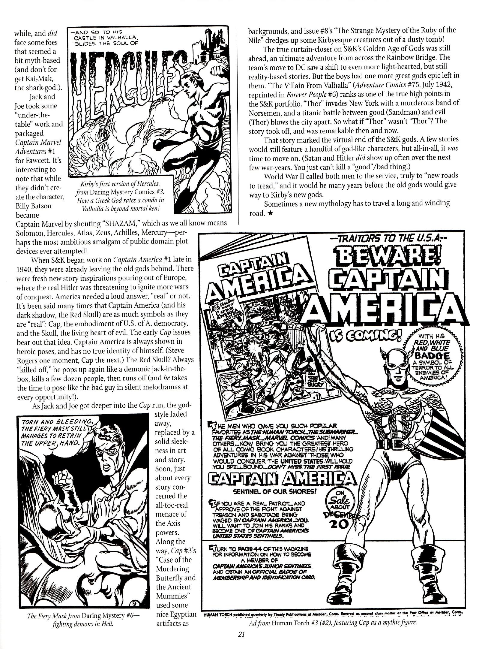 Read online The Jack Kirby Collector comic -  Issue #26 - 21