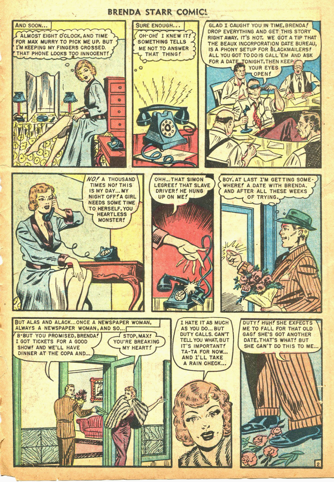Read online Brenda Starr (1948) comic -  Issue #10 - 27