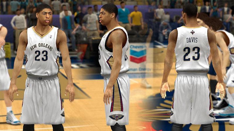 NBA 2K14 New Orleans Pelicans 2013-14 Jerseys 