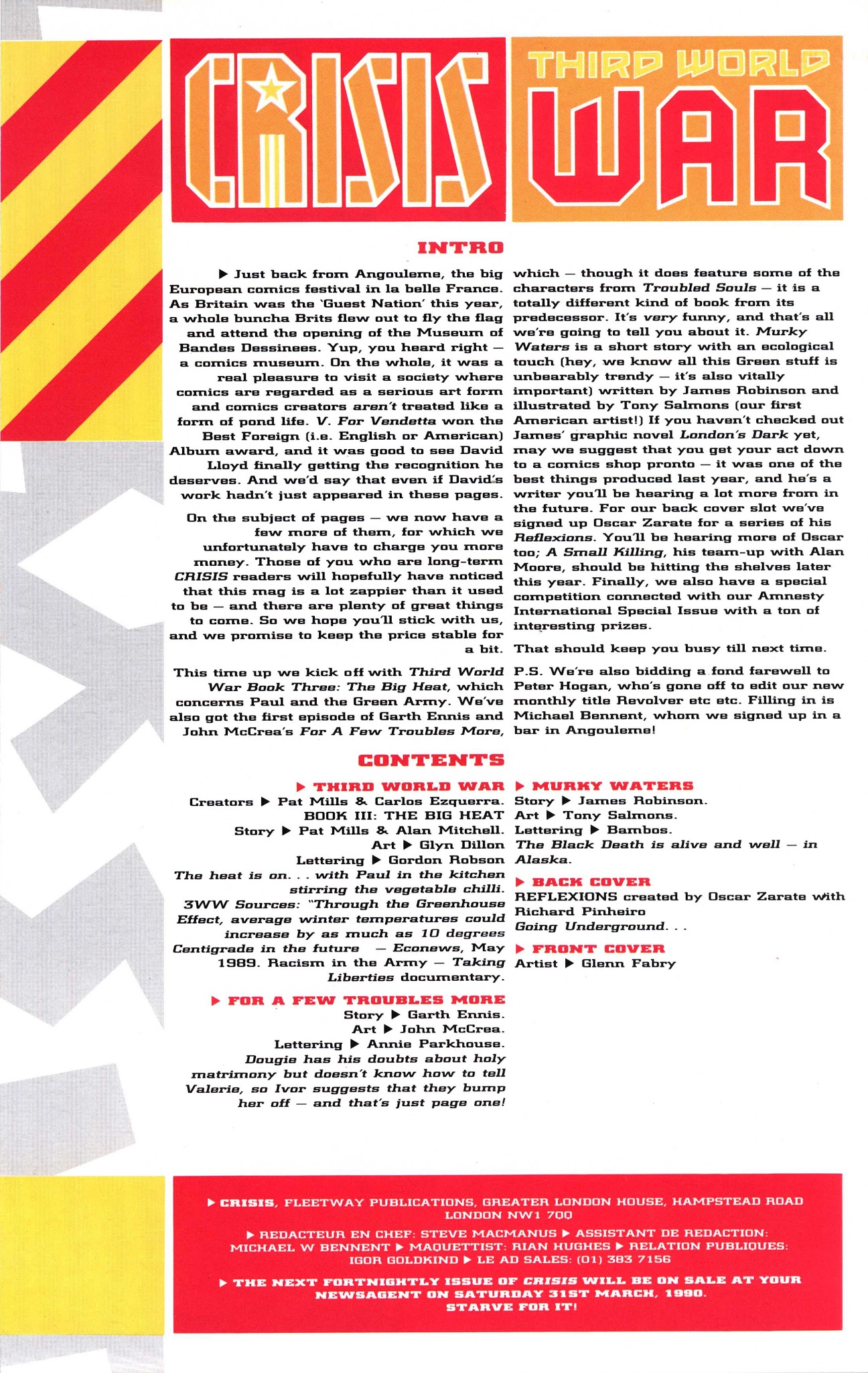 Read online Crisis comic -  Issue #40 - 2