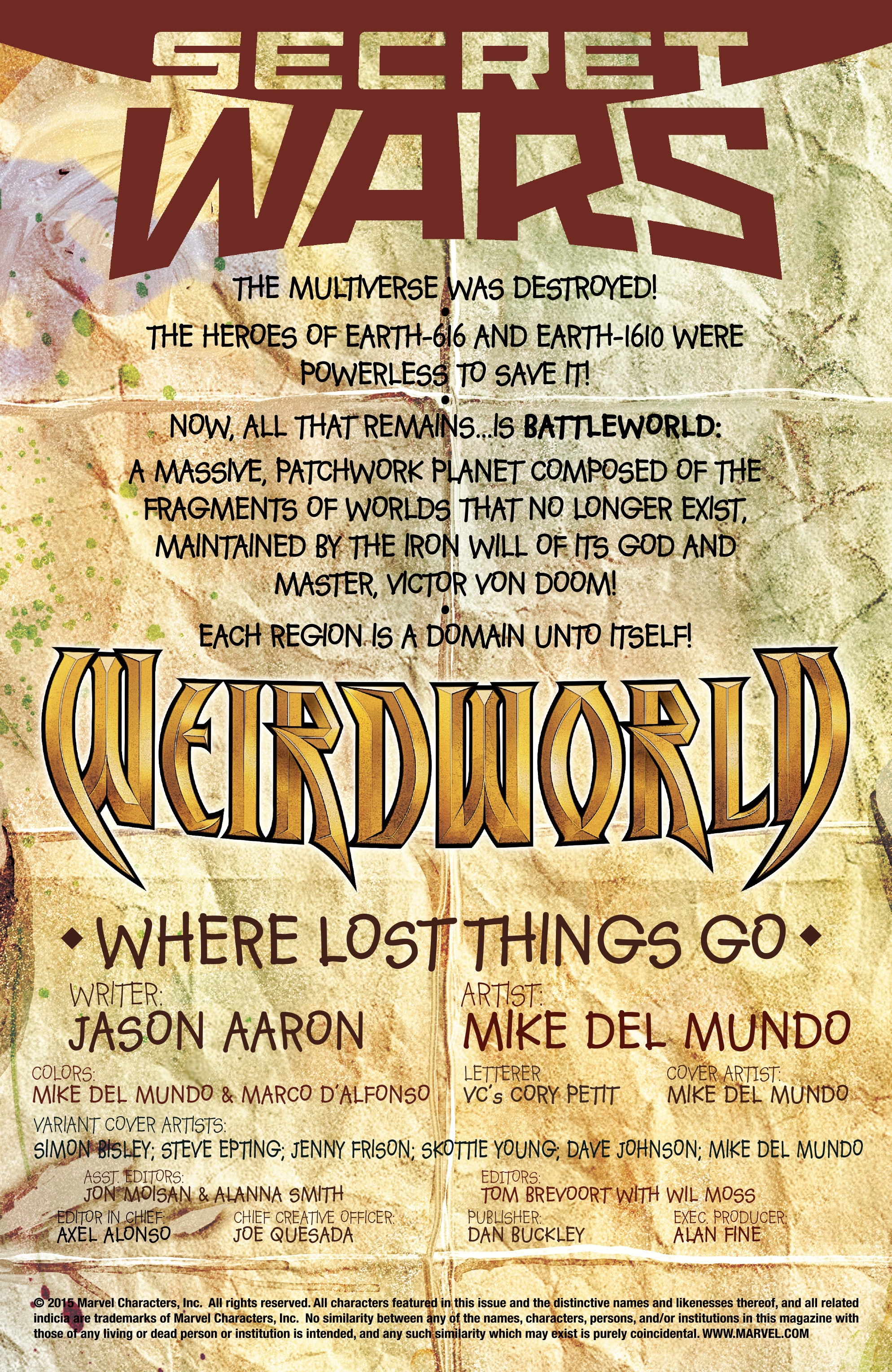 Read online Weirdworld (2015) comic -  Issue #1 - 2