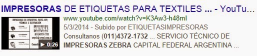 Técnico Etiquetadora Zebra Impresora de codigo de barras para la industria pesquera