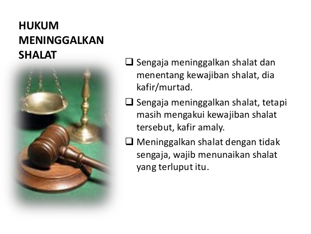 Mt Al Kifahi Al Tsaqafy Tauhid Hukum Meninggalkan Shalat