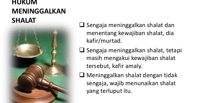 Mt Al Kifahi Al Tsaqafy Tauhid Hukum Meninggalkan Shalat