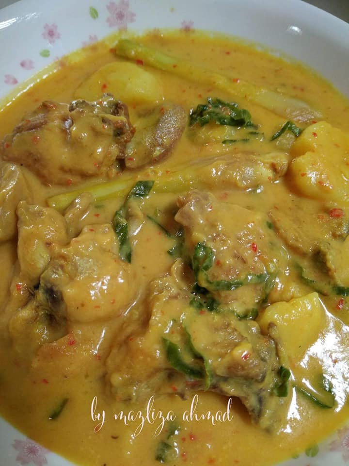 Resepi Ayam Tempoyak Kentang Jering Tua