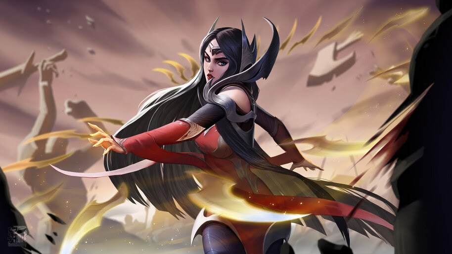 Irelia, Art, LoL, 4K, #3.2019