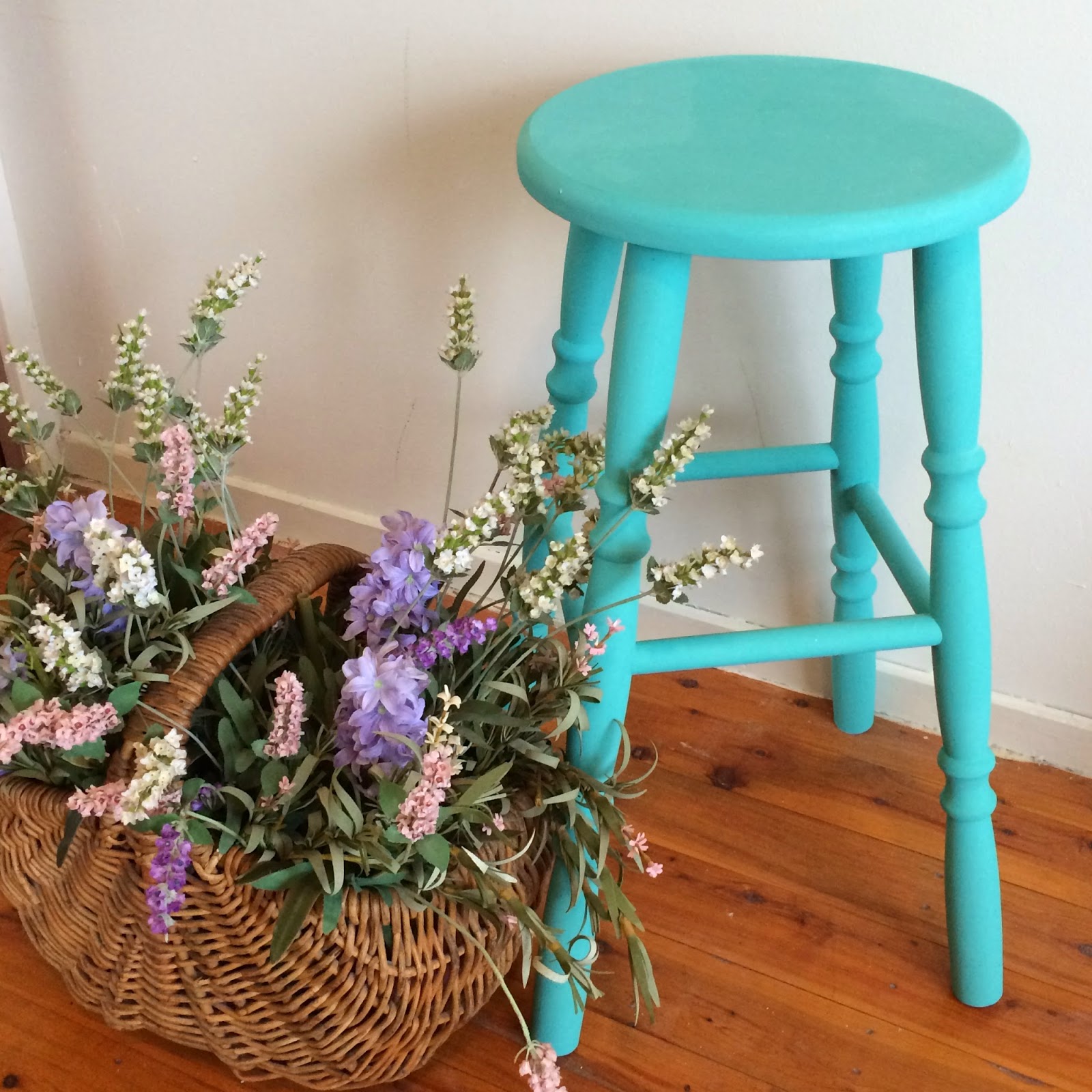 The Old Fat Hen Blue stool.....