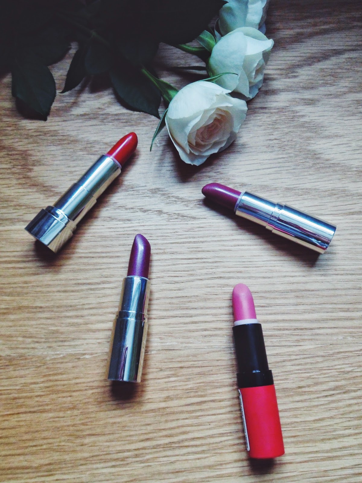 lipsticks, Autumn/ Winter 2014, wiw, whatibought, whatimwearing, beauty, bbloggers, beautybloggers, winter, autumn, pink, rimmel, thebodyshop, motd, fbloggers, fashionbloggers