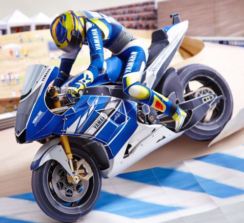 Paper motorcycle