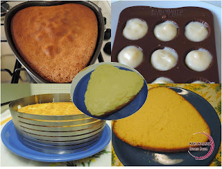 Torta con crema e fragole