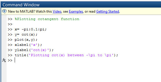 Plotting Trigonometric Functions in MATLAB | TheCheesyGeek