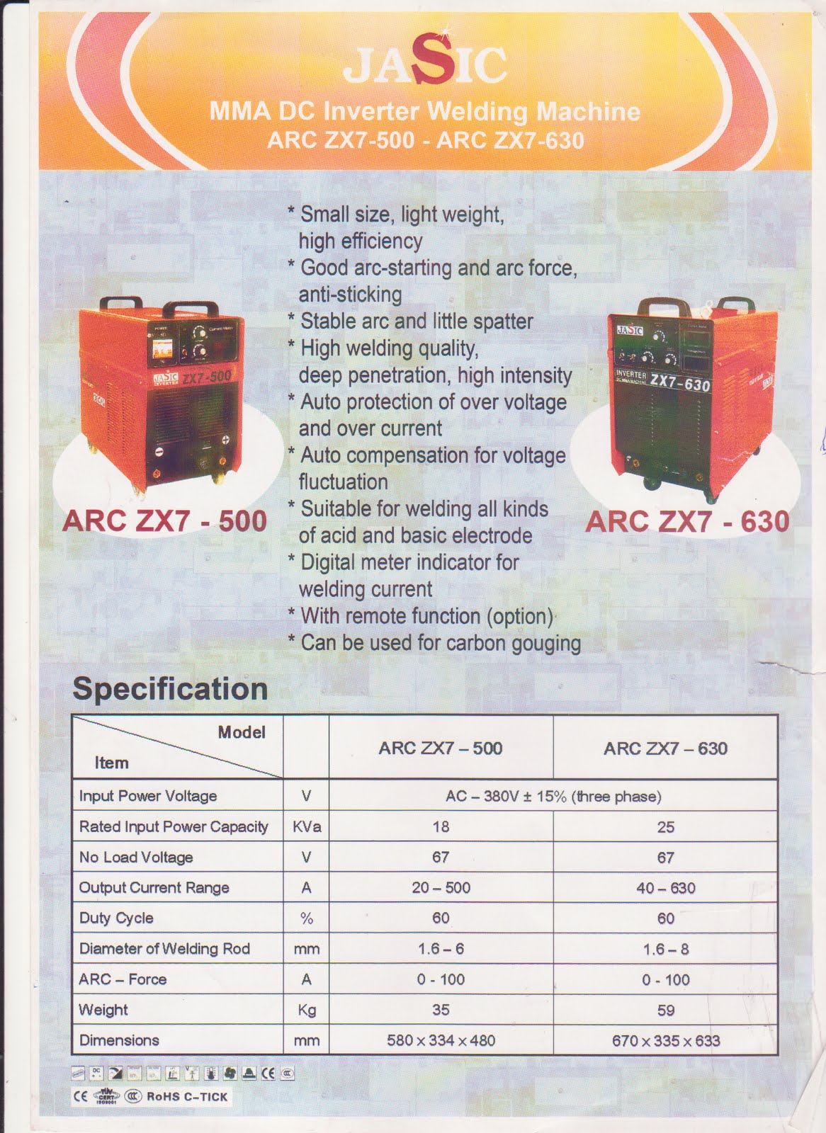Wilson Teknik Welding Machine JASIC
