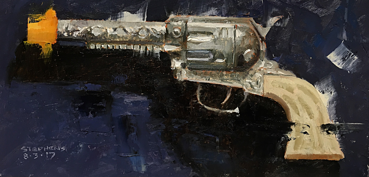 Daily Painting Cap Gun 5x10