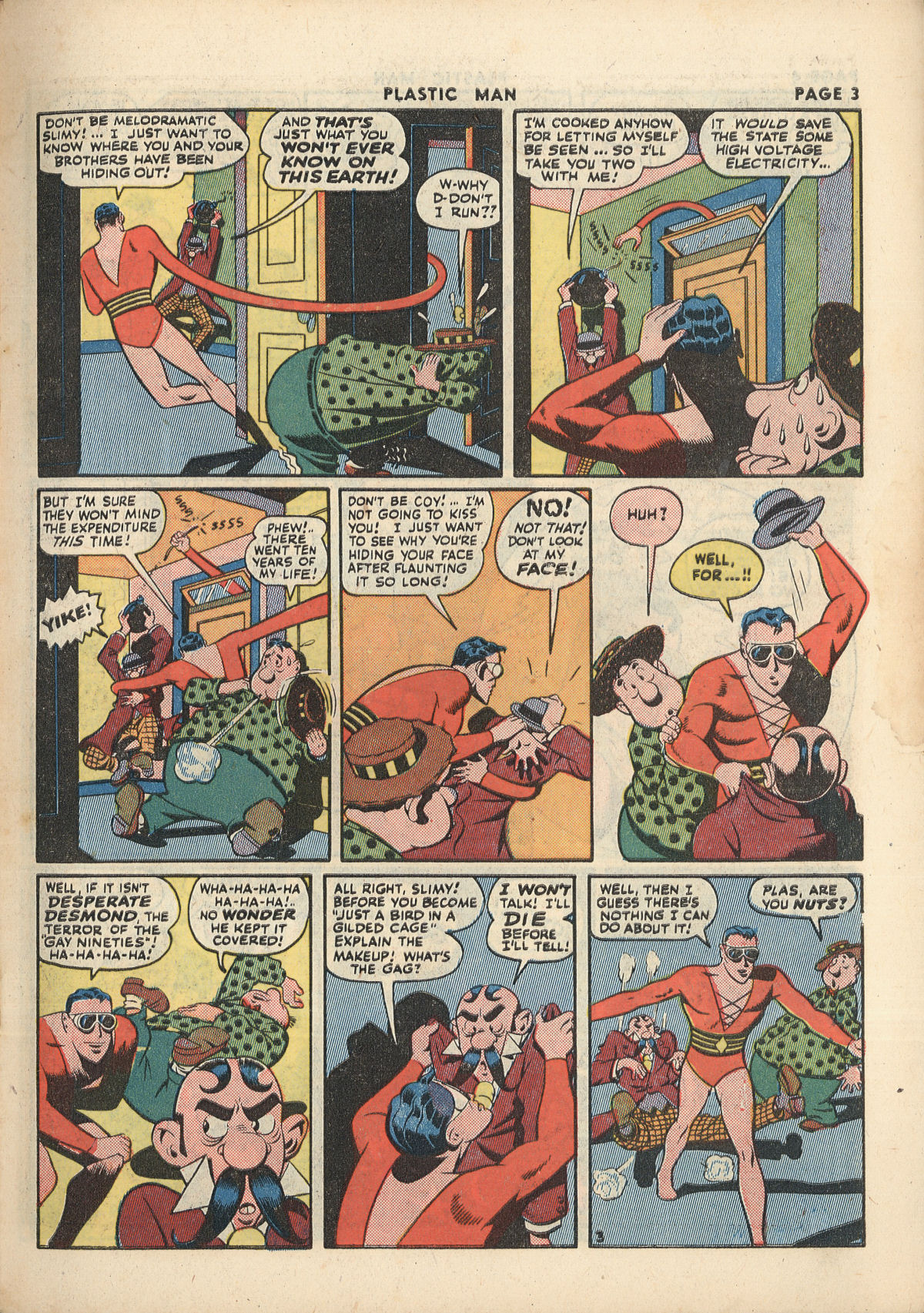 Read online Plastic Man (1943) comic -  Issue #2 - 5
