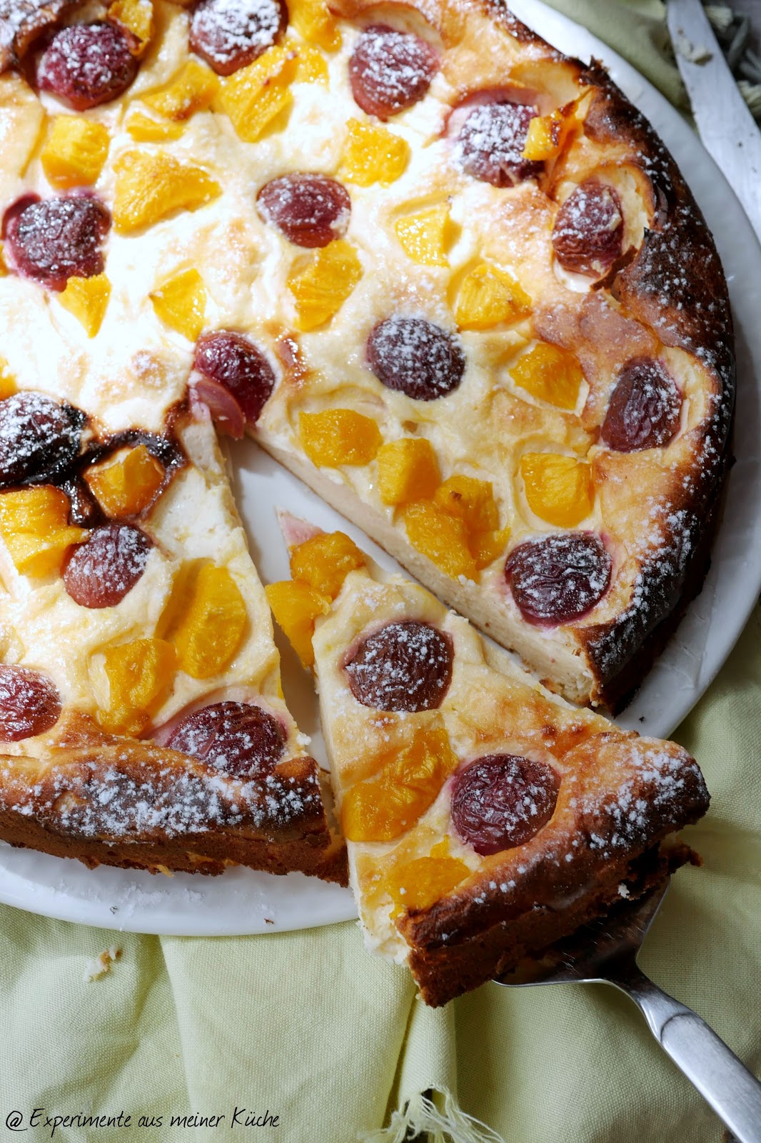 Experimente aus meiner Küche: Bunter Käsekuchen ohne Boden