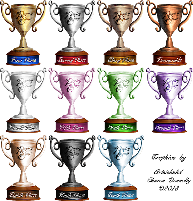 PoetrySoup Trophies by & copyrighted to Artsieladie