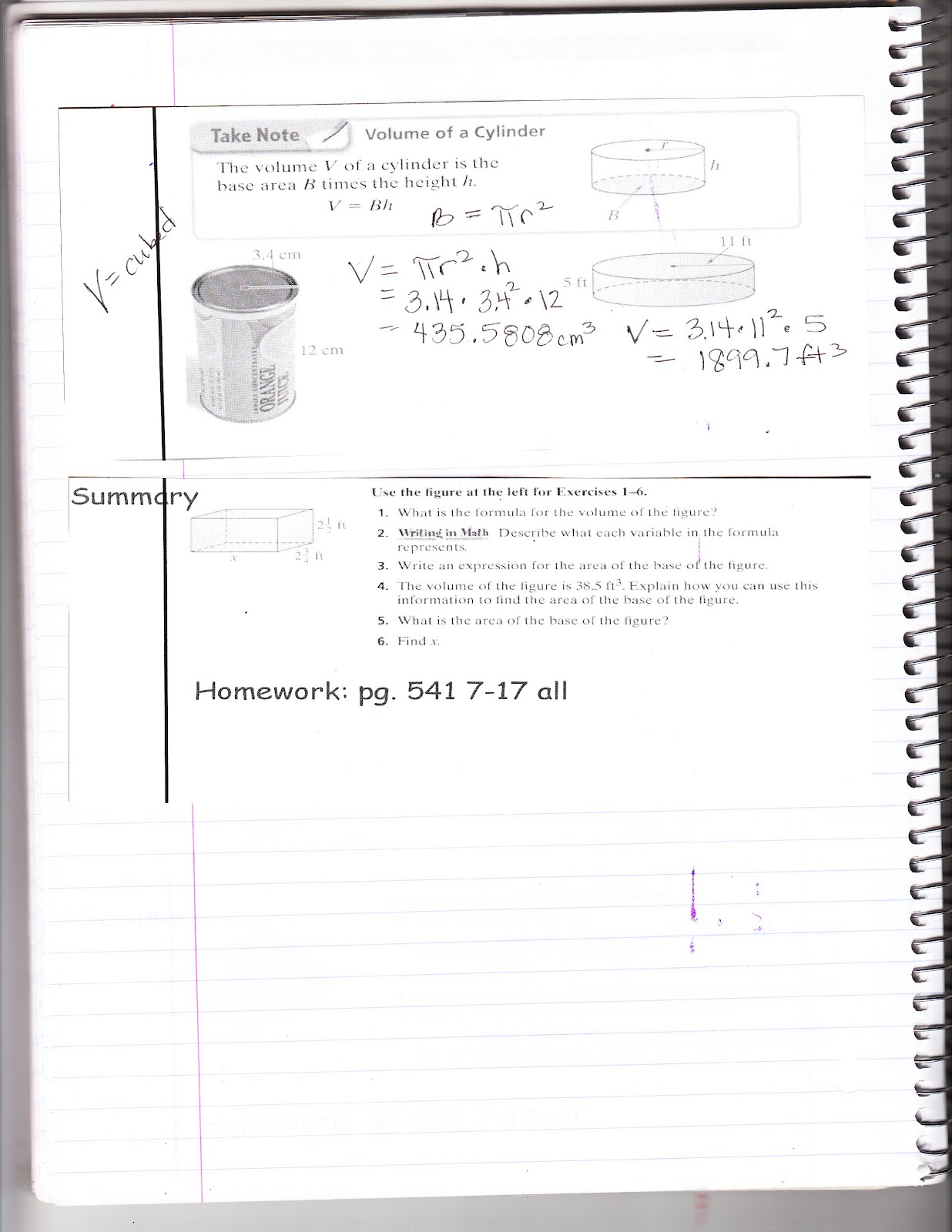 Ms. Jean's Classroom Blog 109 Volume Pyramids, Cones, and Spheres