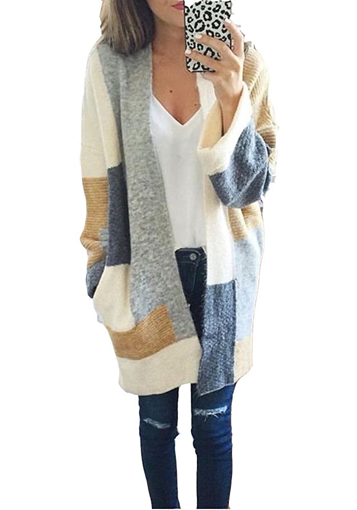 Fashion Knit Multi color Long Sleeve Cardigan | Rosa For Life