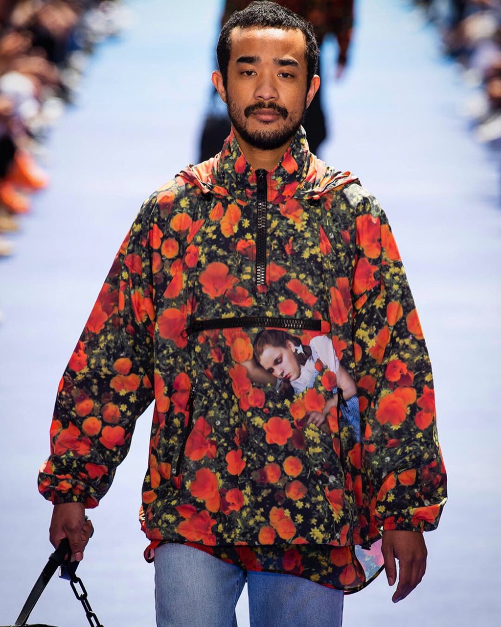 male pattern boldness: Men's Work Jacket REVEAL or Poppies on Parade