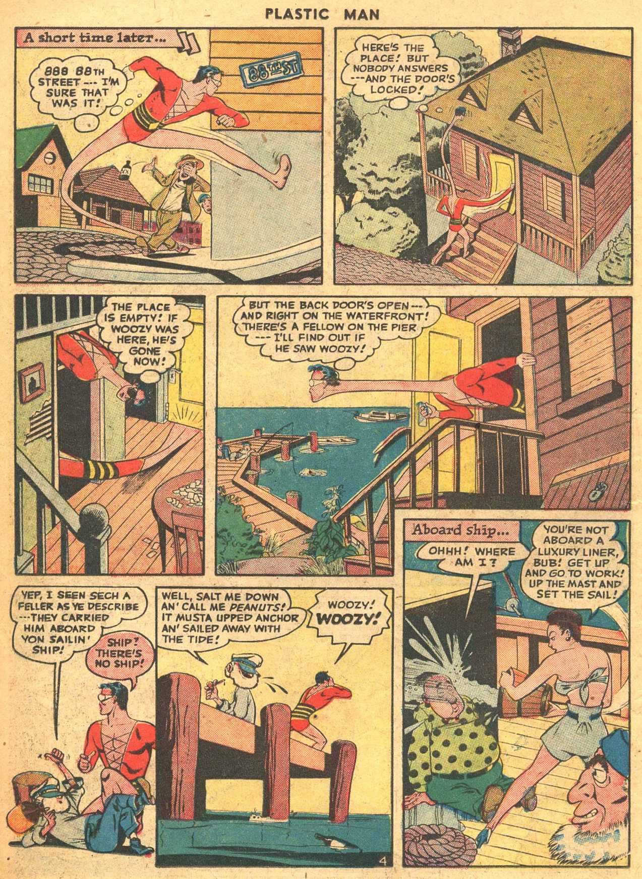 Read online Plastic Man (1943) comic -  Issue #7 - 18