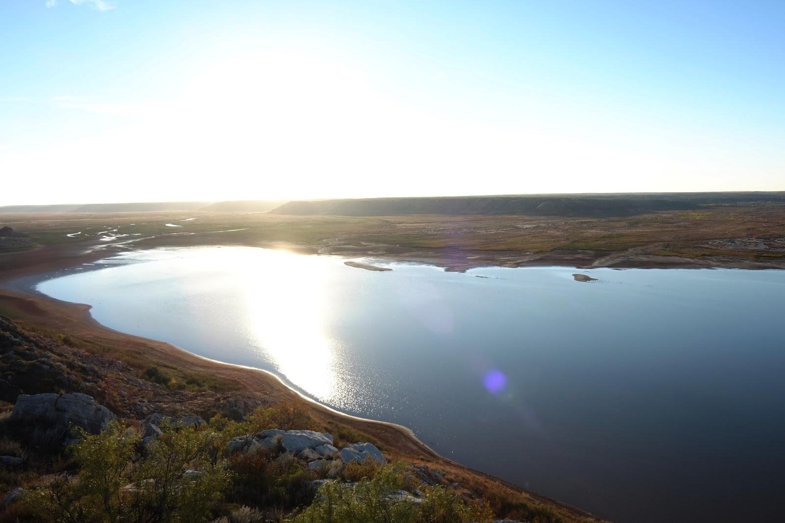 On a Wire Lake Meredith then and now