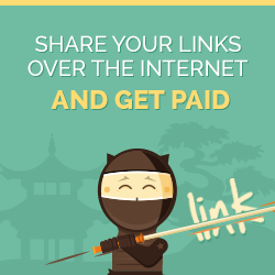 Share your links over the internet and get paid