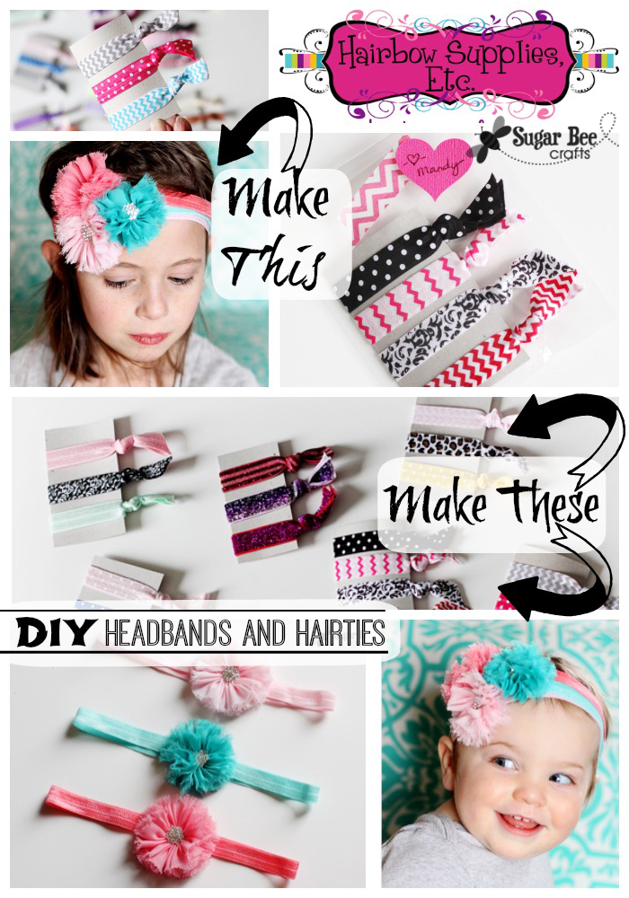 How to Make Easy Elastic Headbands & Hair ties | DIY No Sew!