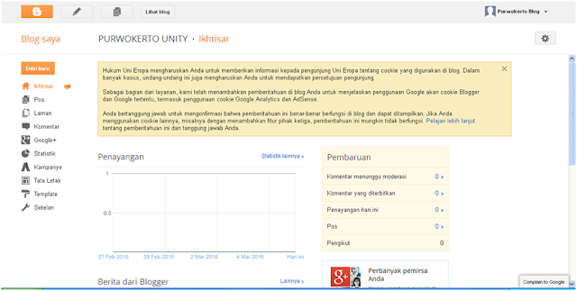 Add notice. Куки блоггер.